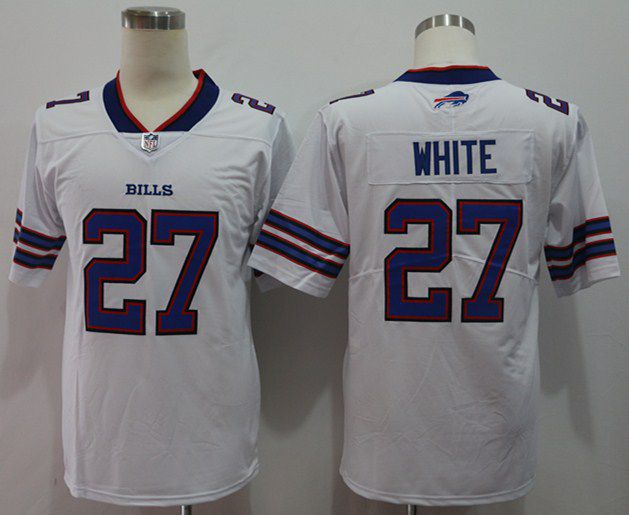 Men Buffalo Bills #27 White White Vapor Untouchable Limited 2020 Player NFL Jersey
